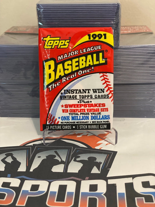 1991 Topps MLB Baseball Retail Pack
