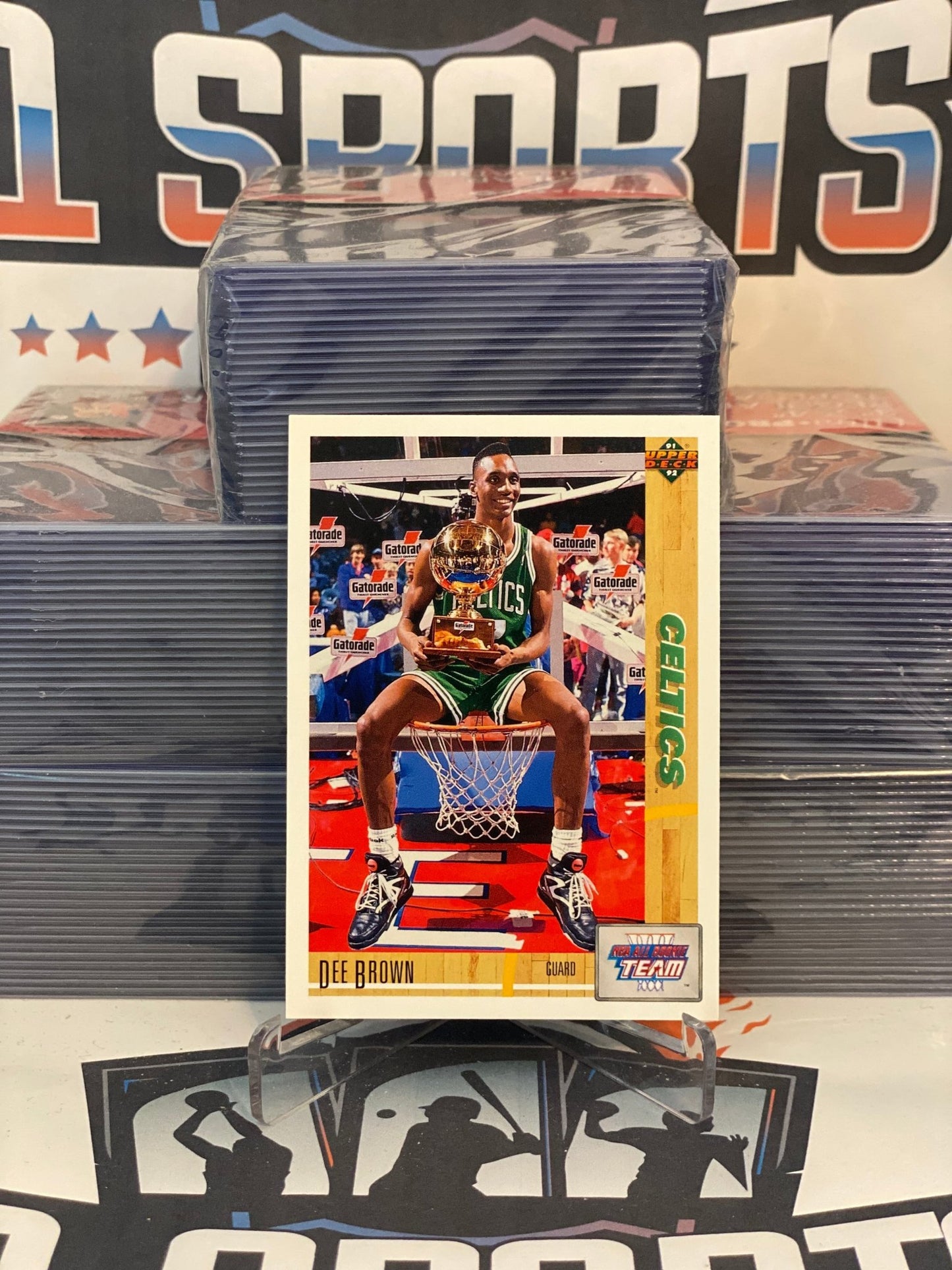 1991 Upper Deck (All-Rookie Team) Dee Brown #37