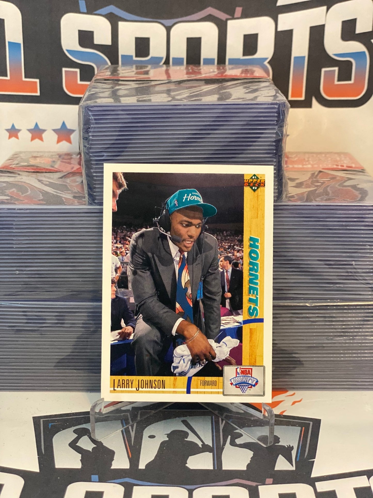 1991 Upper Deck (NBA Draft) Larry Johnson Rookie #2