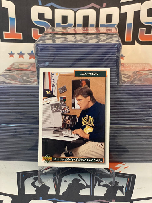 1991 Upper Deck (School) Jim Abbott #78