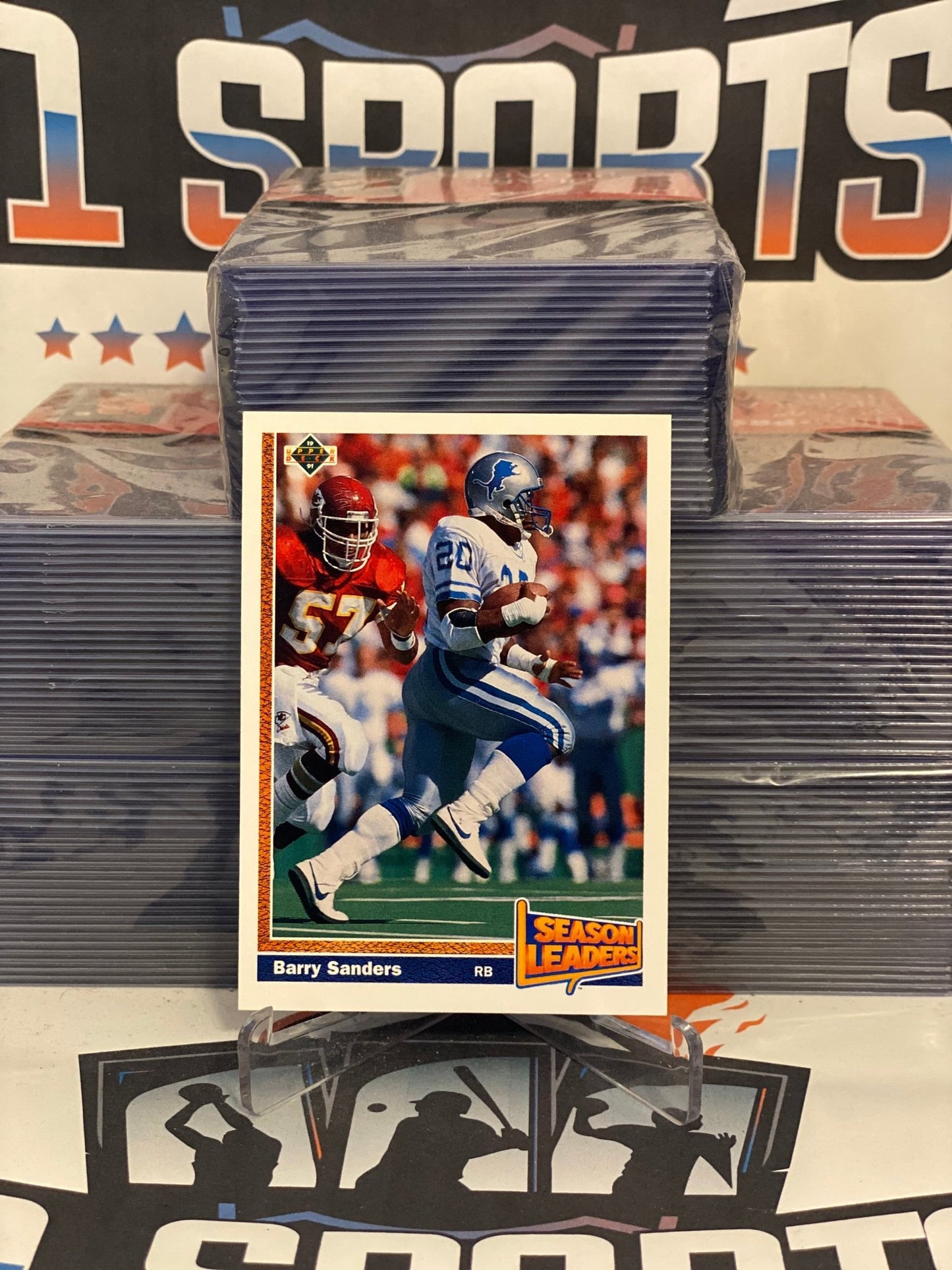 1991 Upper Deck (Season Leaders) Barry Sanders #401