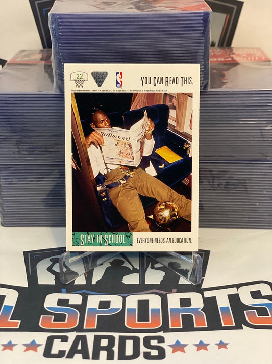 1991 Upper Deck (Stay in School) Michael Jordan #22