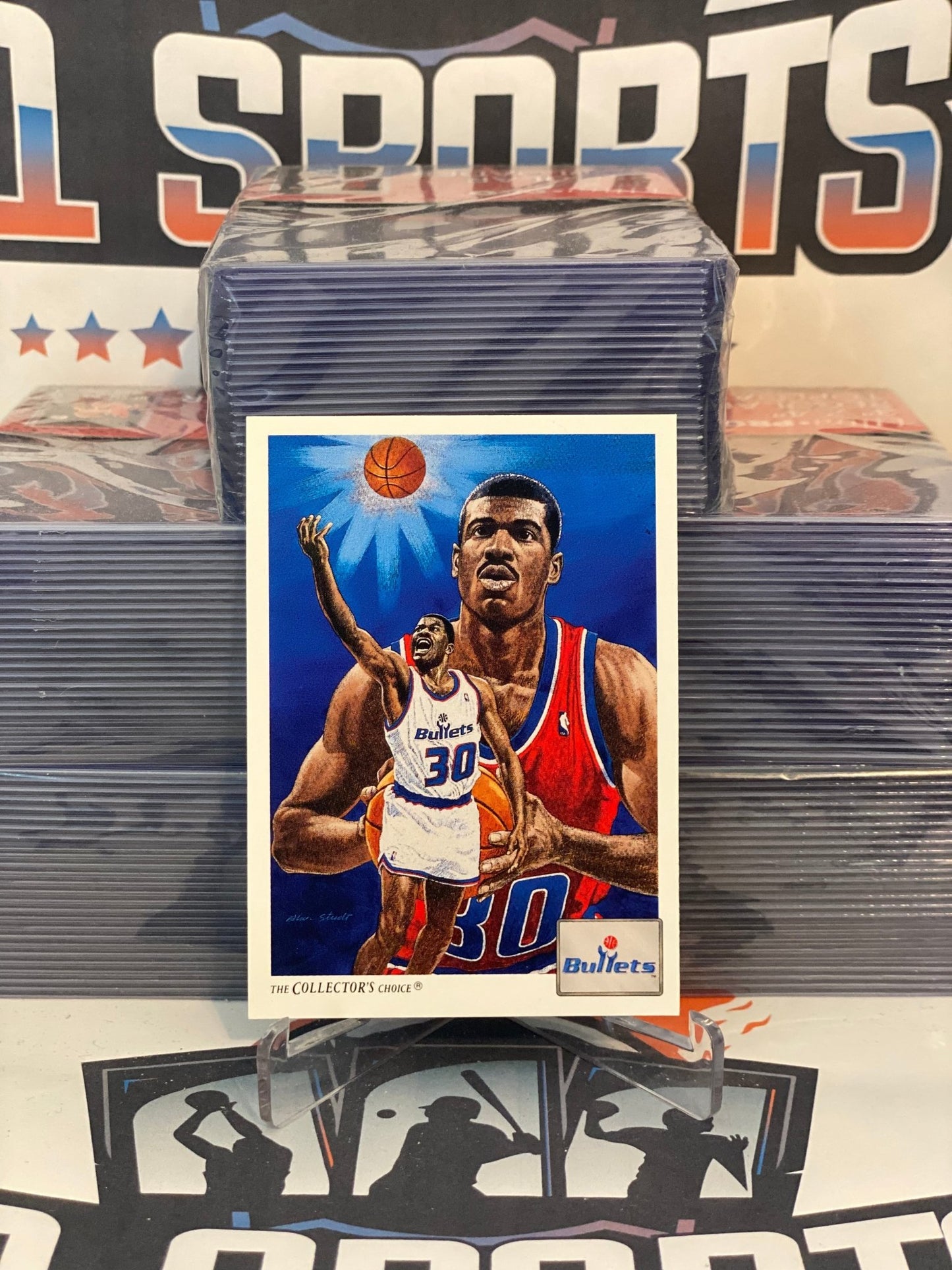 1991 Upper Deck (Team Checklist Art Card) Bernard King #74