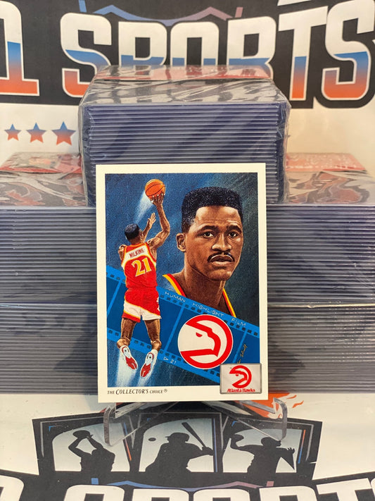 1991 Upper Deck (Team Checklist Art Card) Dominique Wilkins #79
