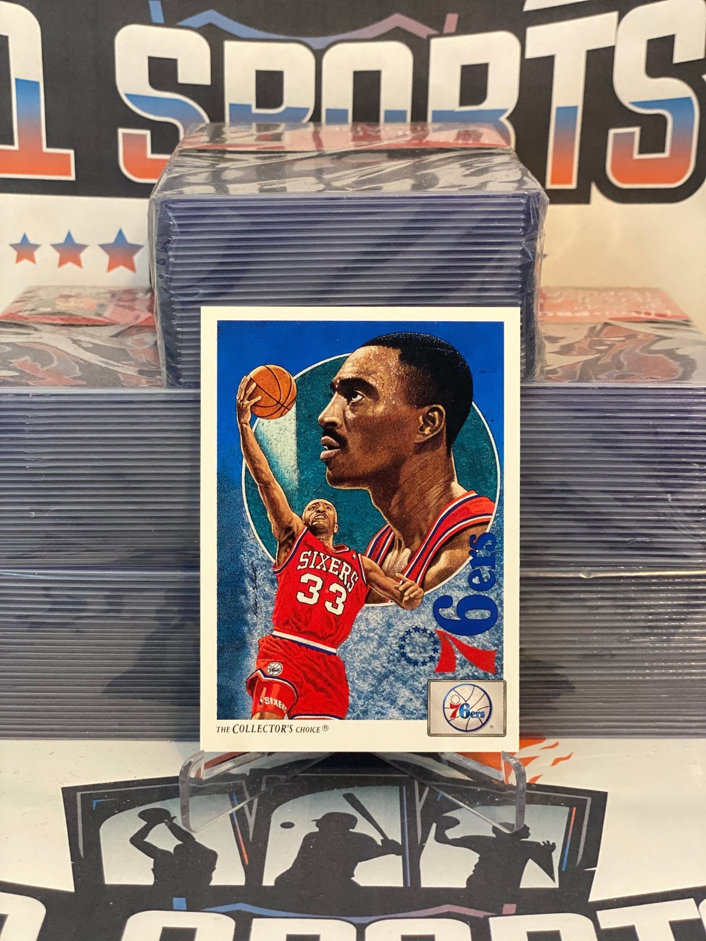 1991 Upper Deck (Team Checklist Art Card) Hershey Hawkins #93