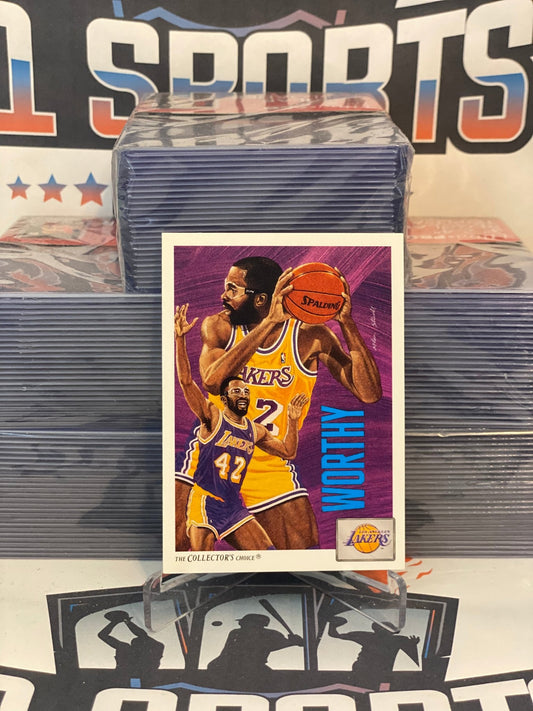 1991 Upper Deck (Team Checklist Art Card) James Worthy #85