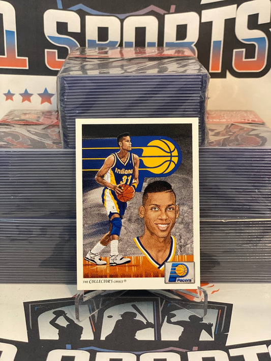 1991 Upper Deck (Team Checklist Art Card) Reggie Miller #90
