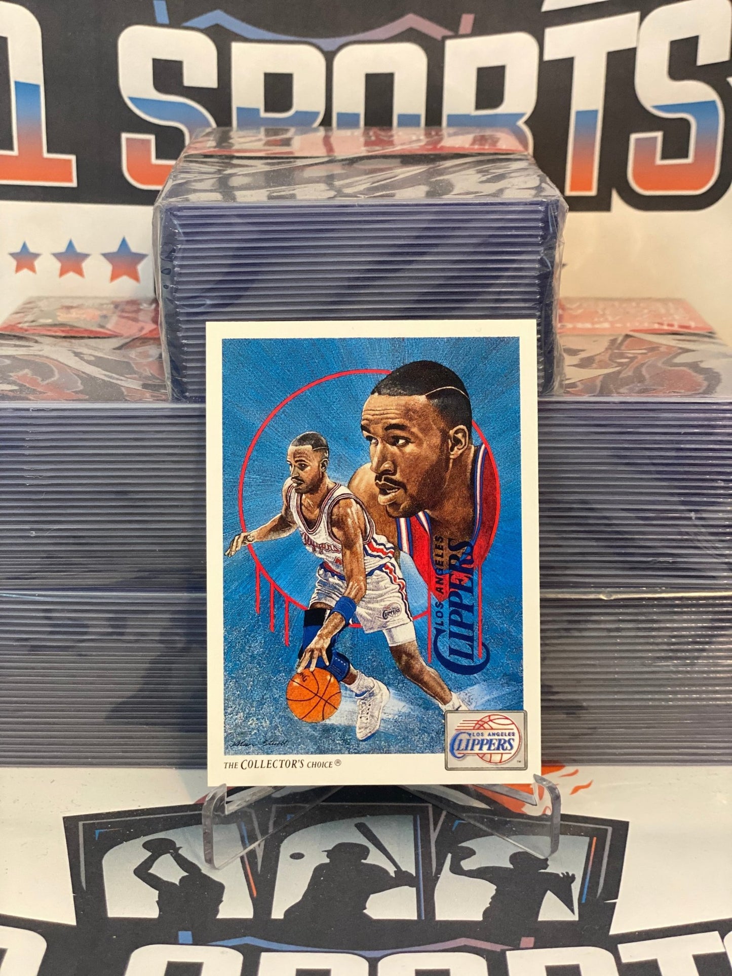 1991 Upper Deck (Team Checklist Art Card) Ron Harper #78