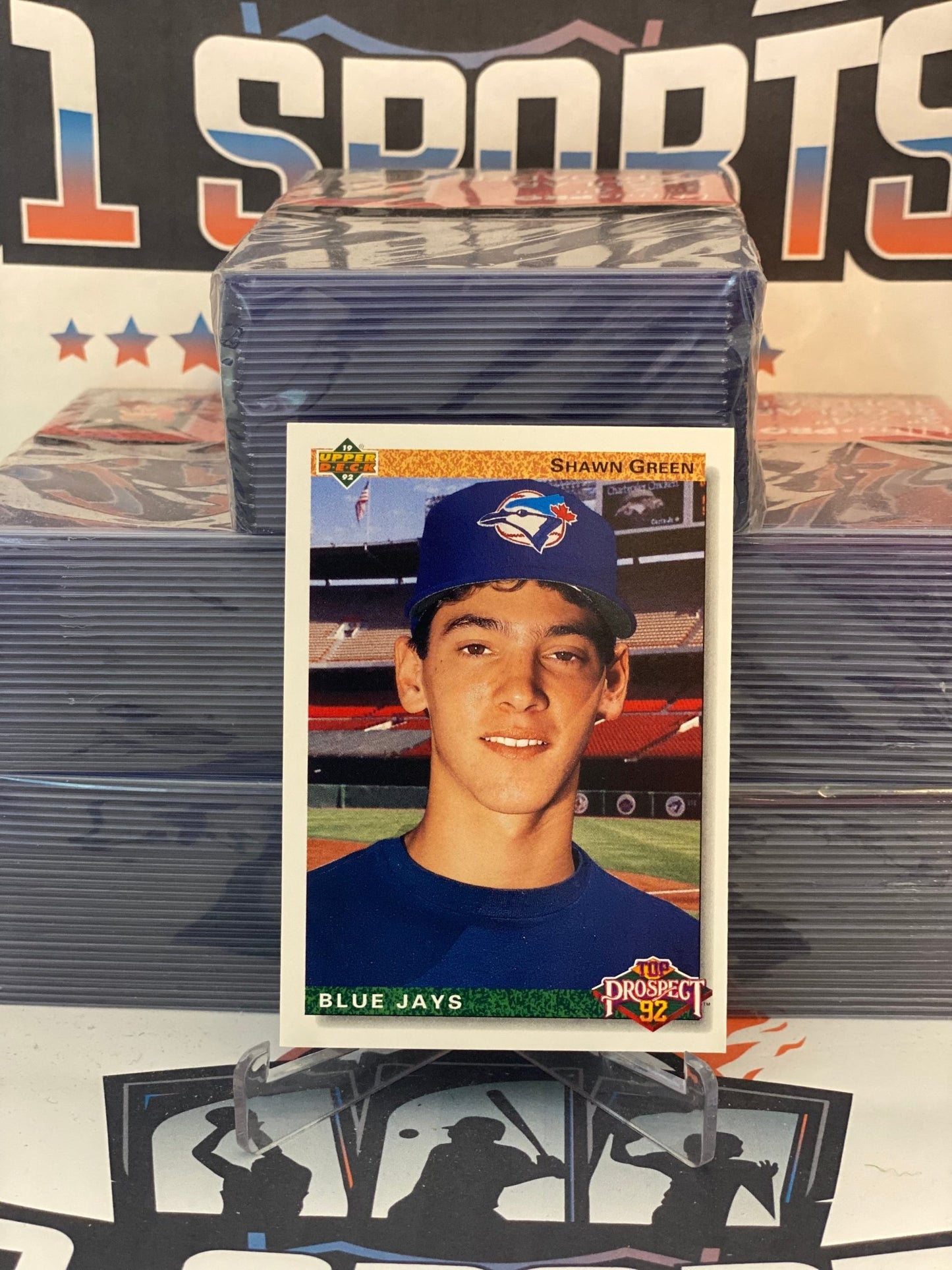 1991 Upper Deck (Top Prospect) Shawn Green Rookie #55