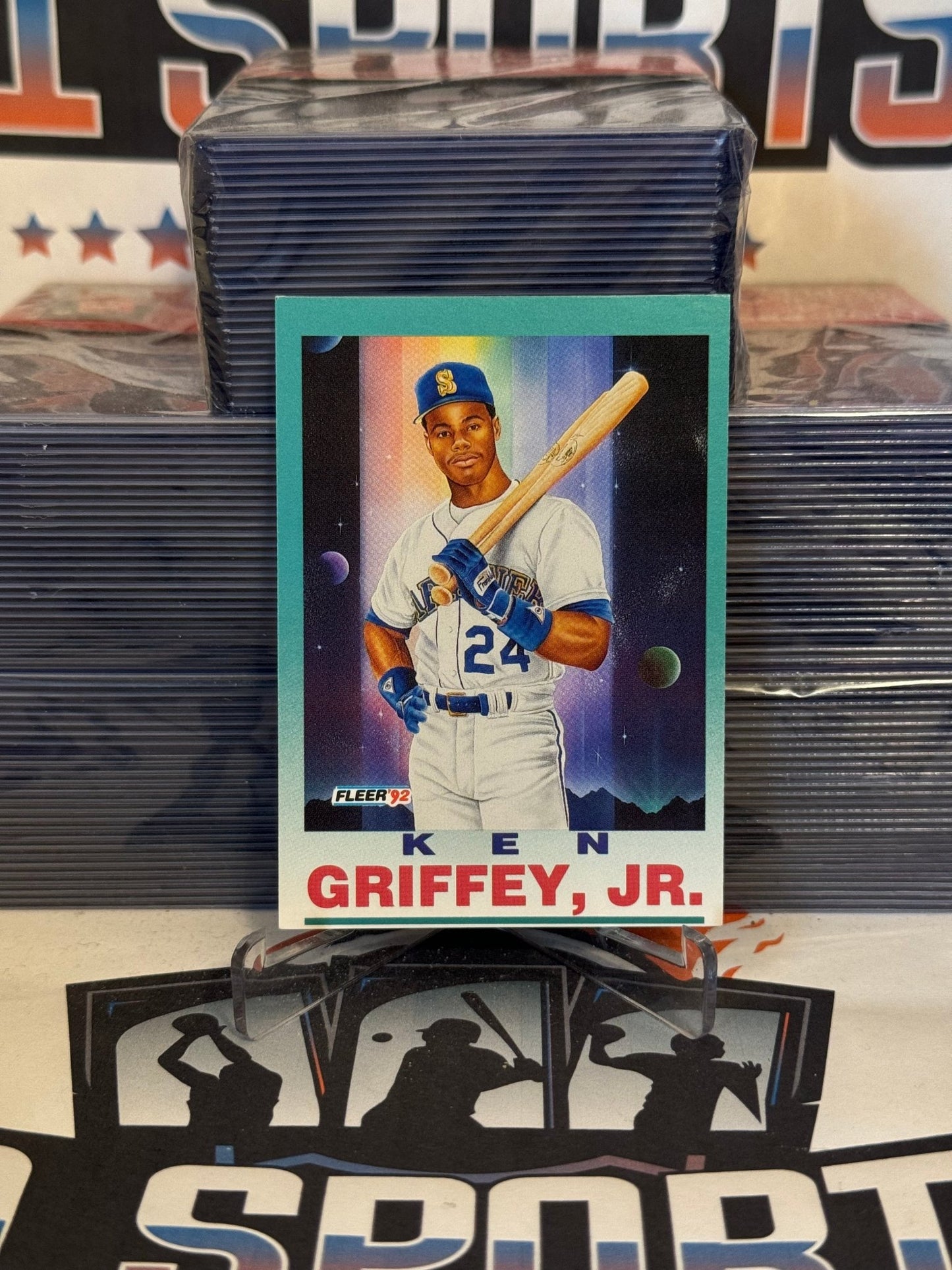 1992 Fleer (Pro-Vision) Ken Griffey Jr. #709