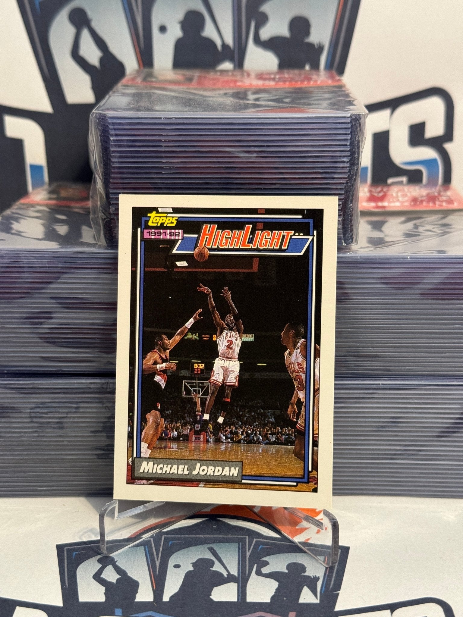 Topps 1991 92 highlight michael clearance jordan