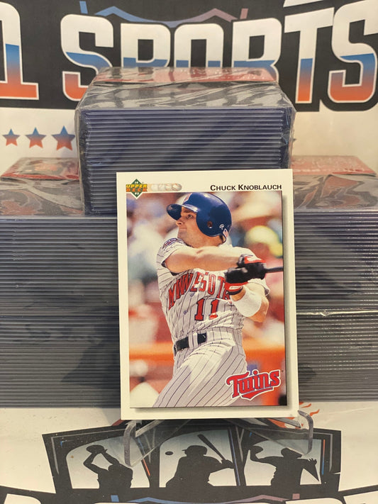 1992 Upper Deck (2nd Year) Chuck Knoblauch #446