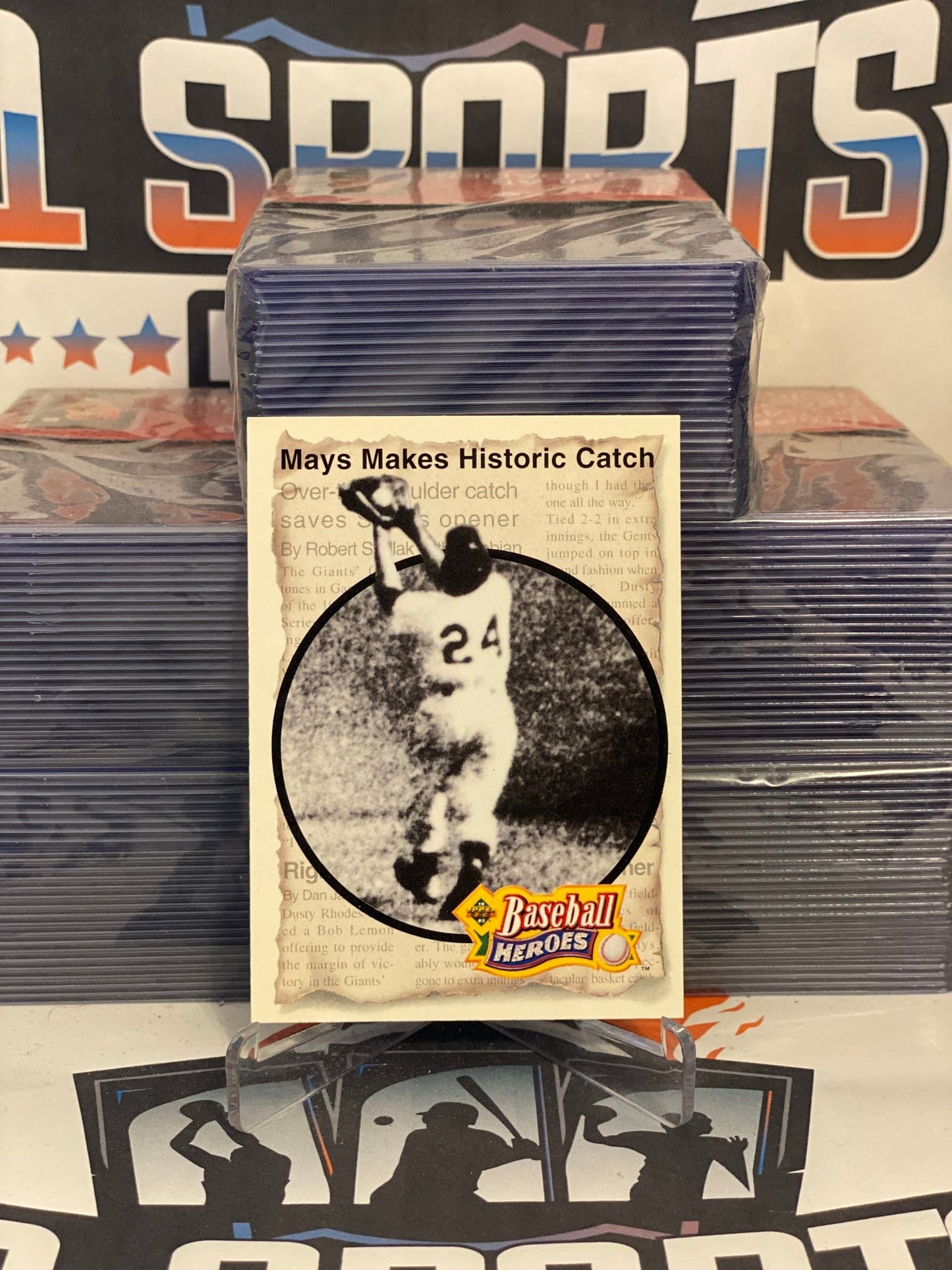 1992 Upper Deck (Baseball Heroes) Willie Mays #47
