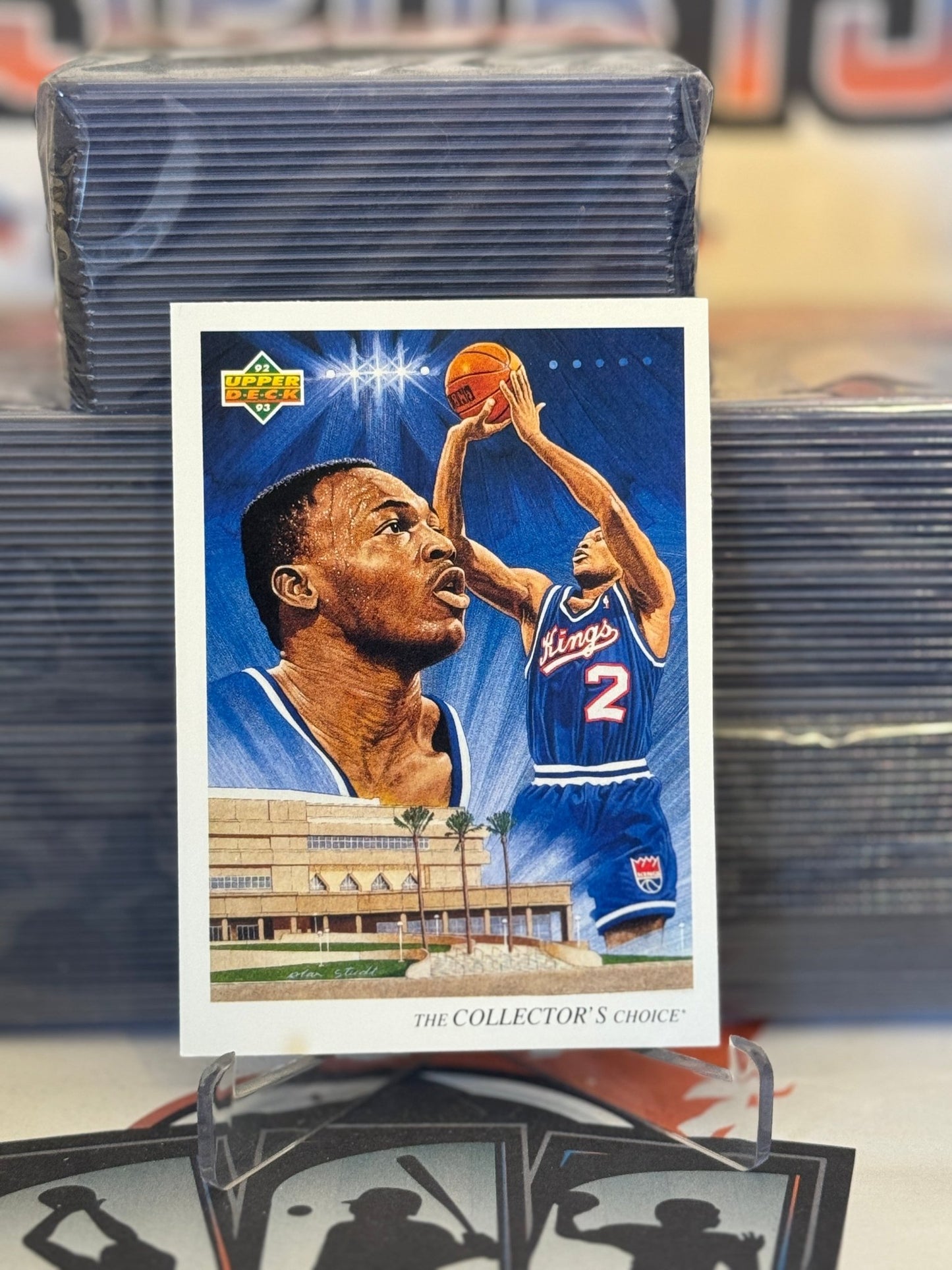 1992 Upper Deck (Kings Checklist) Mitch Richmond #45