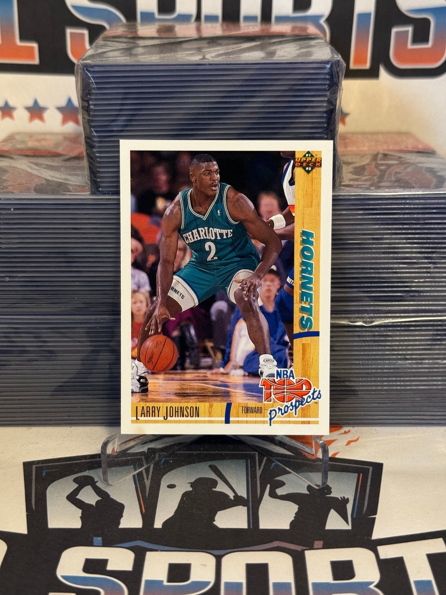 1992 Upper Deck (Top Prospect) Larry Johnson Rookie #445