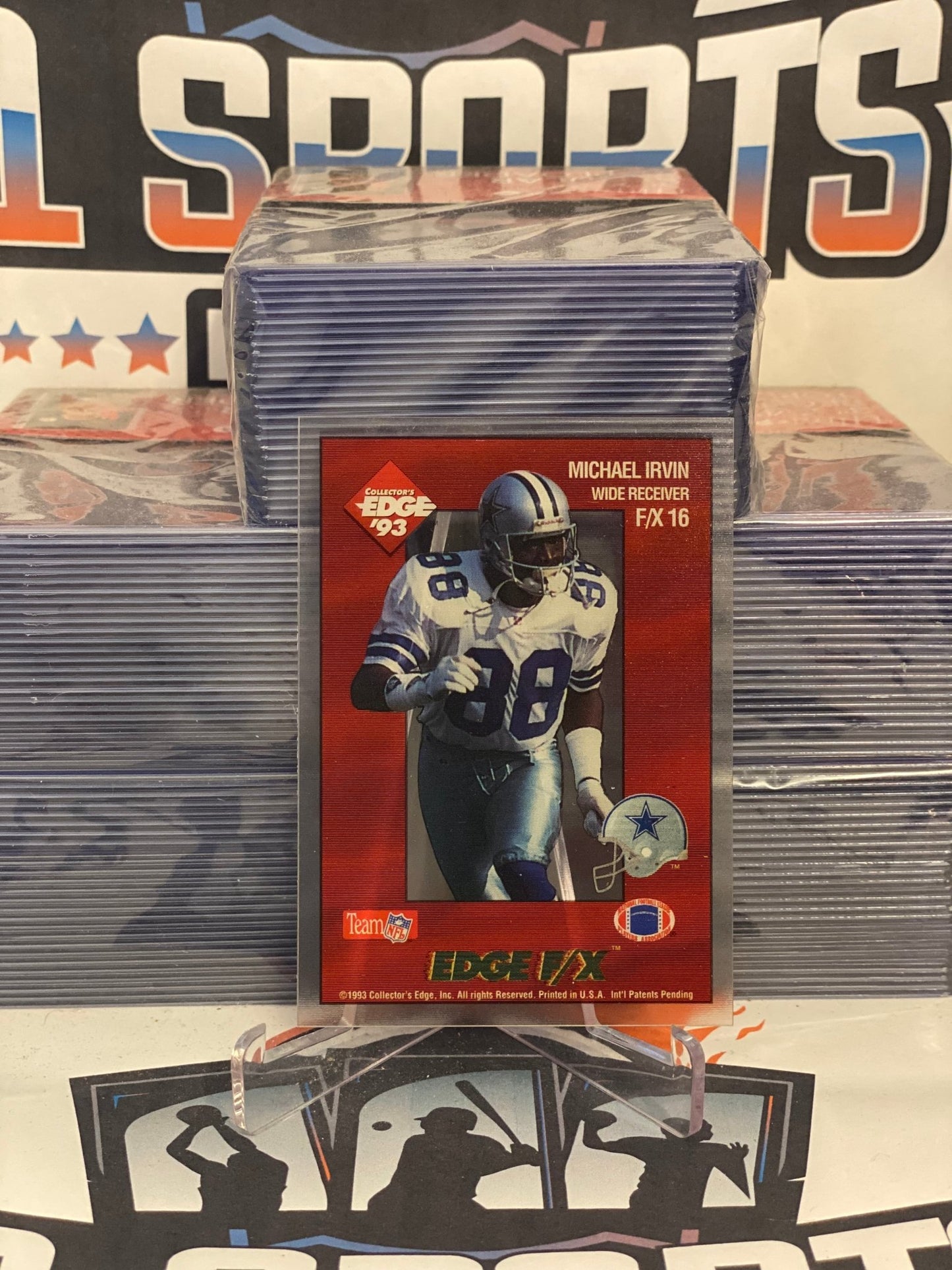 1993 Collector's Edge (F/X) Michael Irving #16