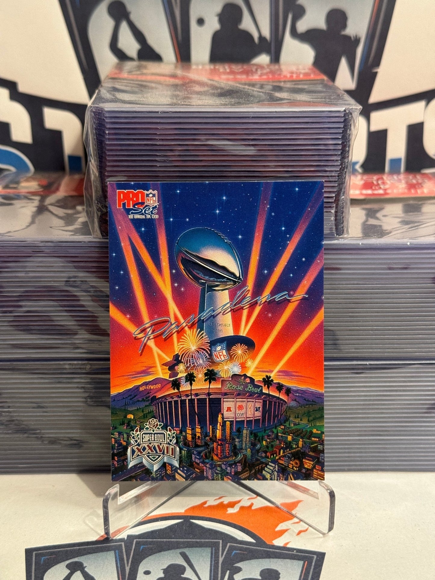 1993 Pro Set (Super Bowl XXVII Program) Cowboys vs. Bills #699