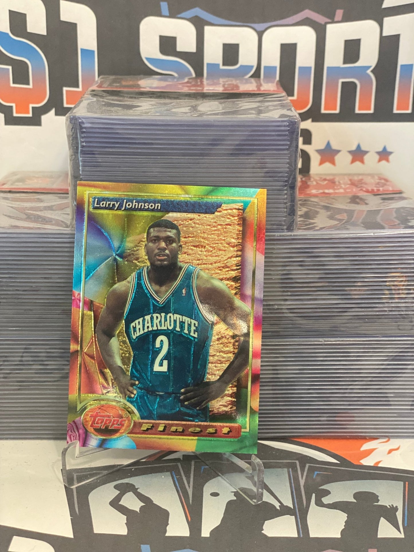 1993 Topps Finest Larry Johnson #162