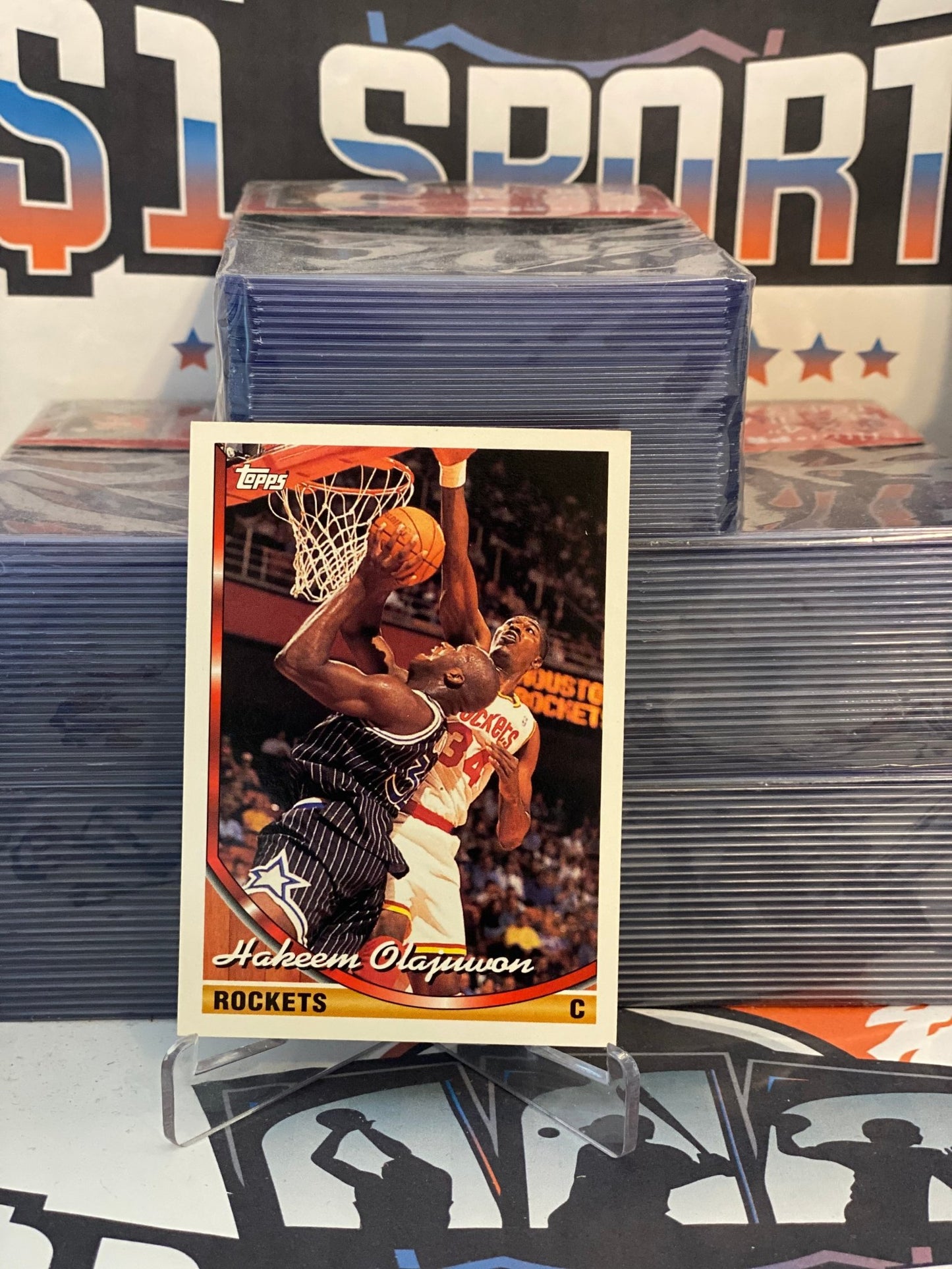 1993 Topps (w/ Shaquille O'Neal) Hakeem Olajuwon #266
