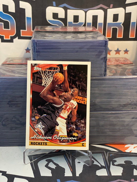 1993 Topps (w/ Shaquille O'Neal) Hakeem Olajuwon #266