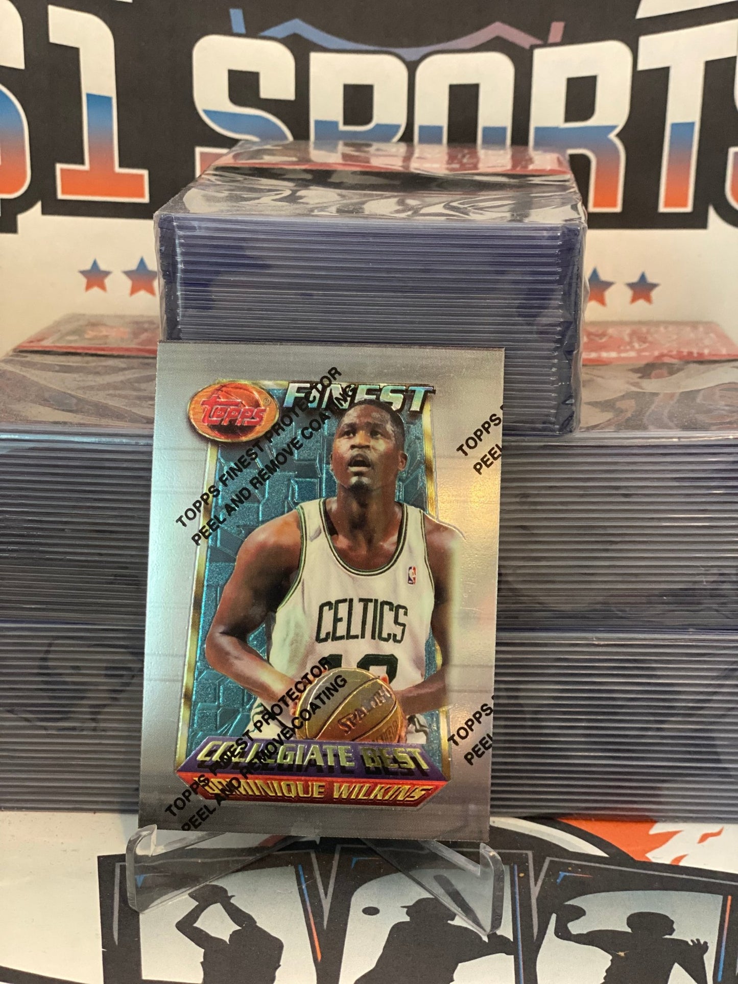 1994 Topps Finest (Collegiate Best) Dominique Wilkins #278