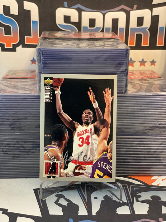 1994 Upper Deck Collector's Choice (Silver) Hakeem Olajuwon #34