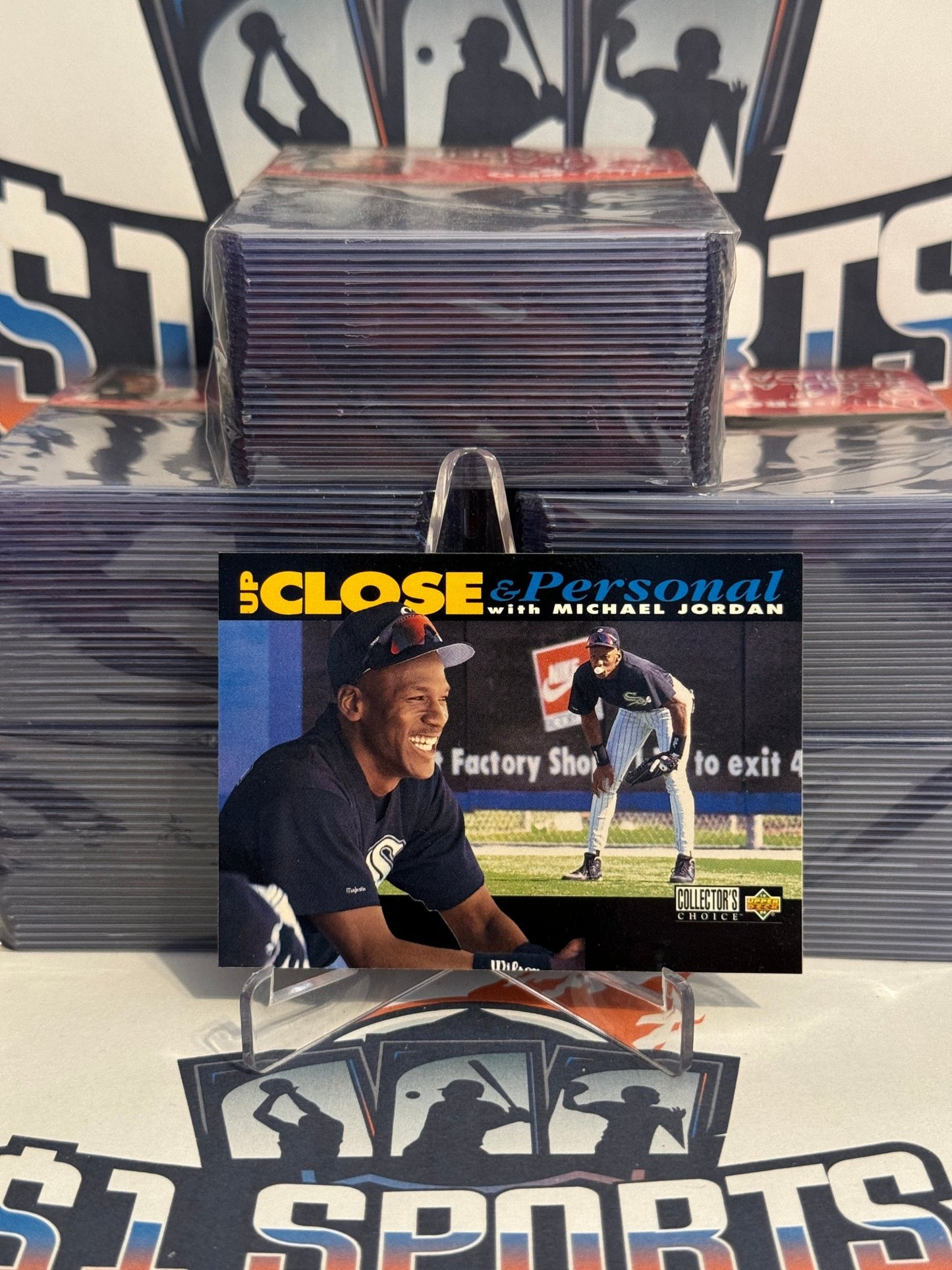 1994 Upper Deck Collector's Choice (Up Close & Personal) Michael Jordan #635