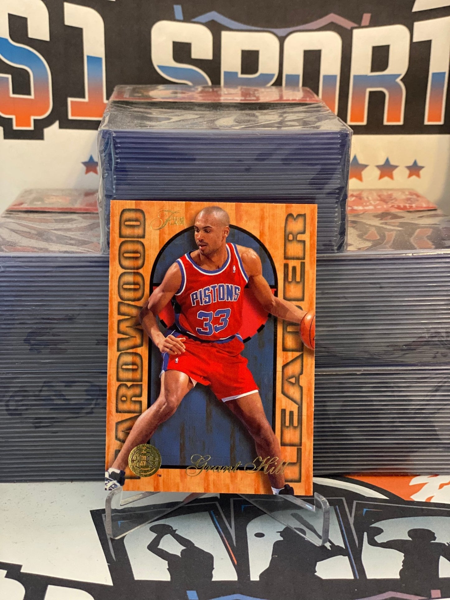 1995 Fleer Flair (Hardwood Leader) Grant Hill #8