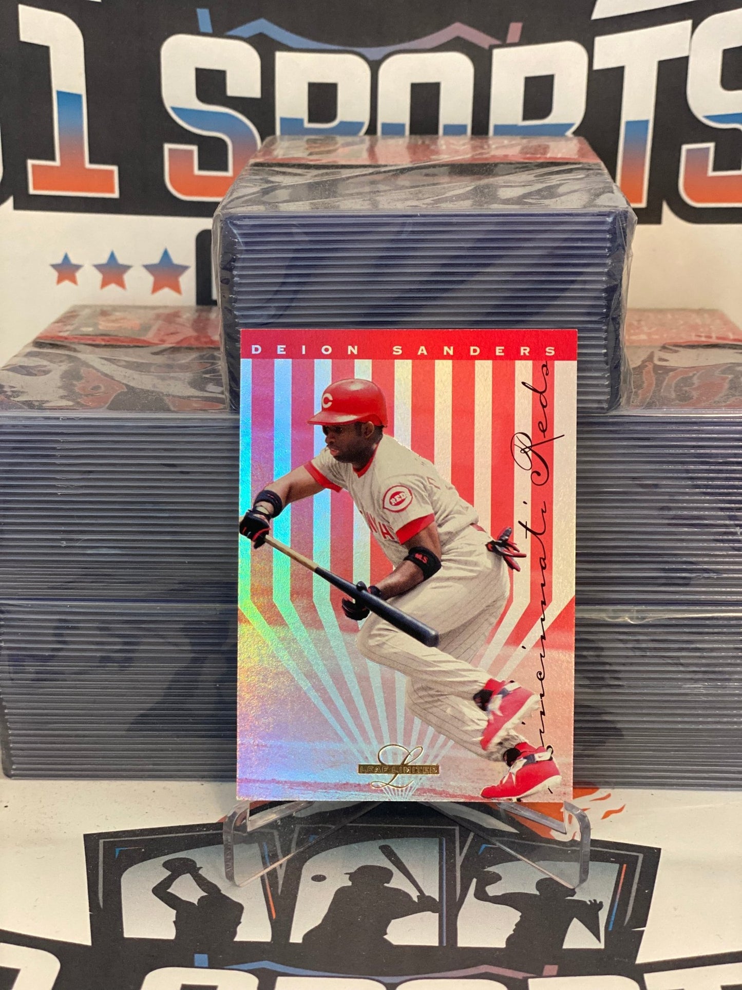 1995 Leaf Limited Deion Sanders #90