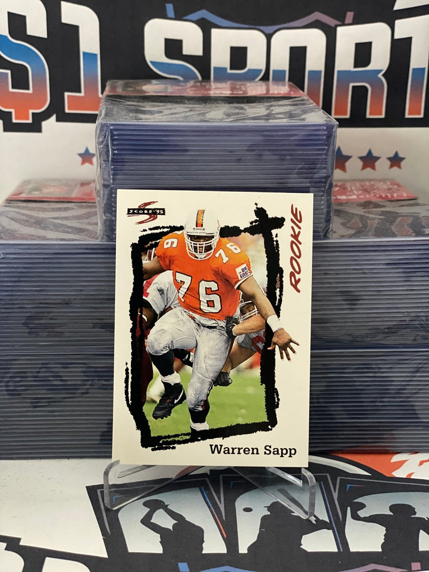 1995 Score Warren Sapp Rookie #267