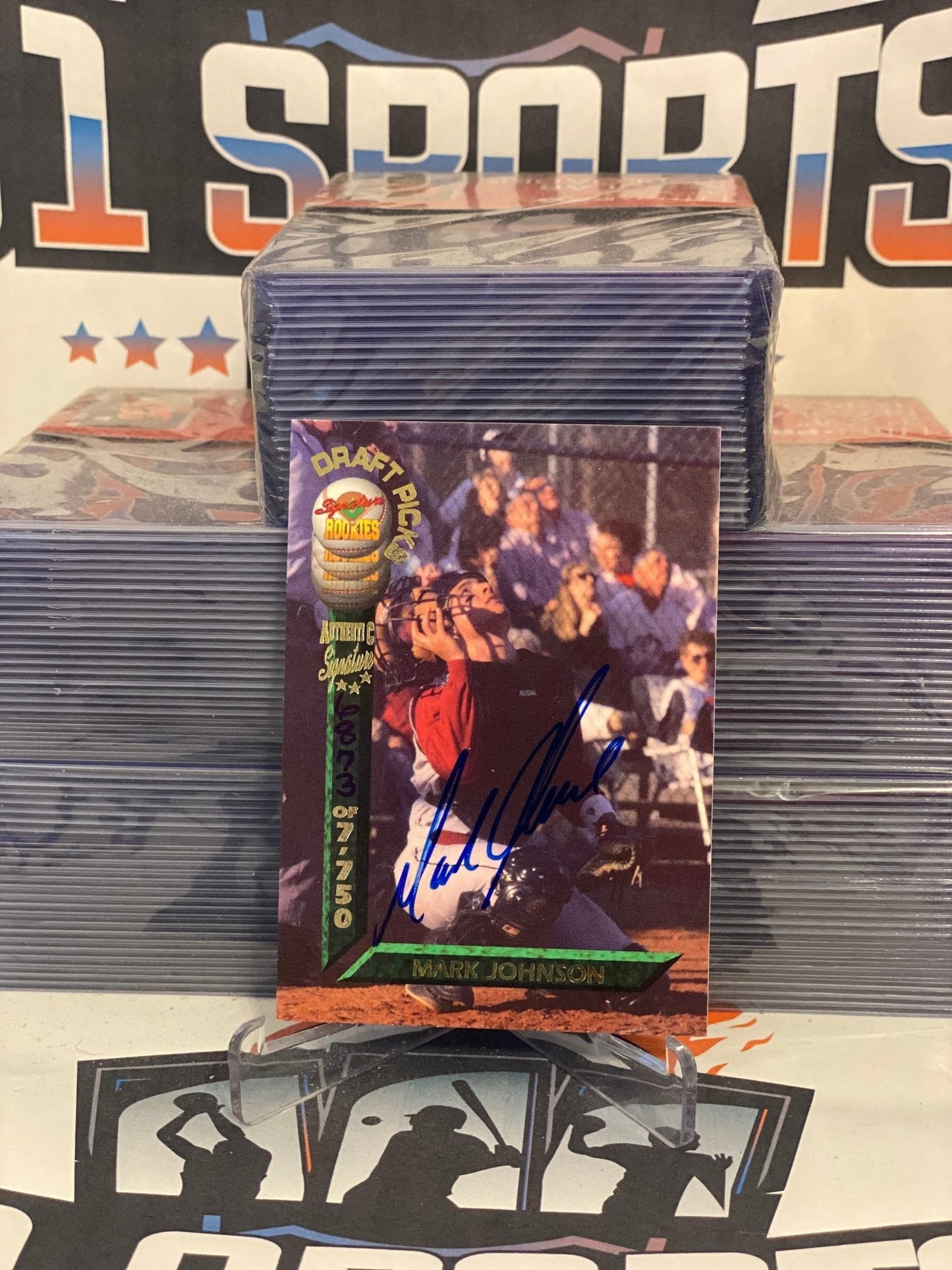 1995 Signature Rookies (Auto 6873/7750) Mark Johnson #25