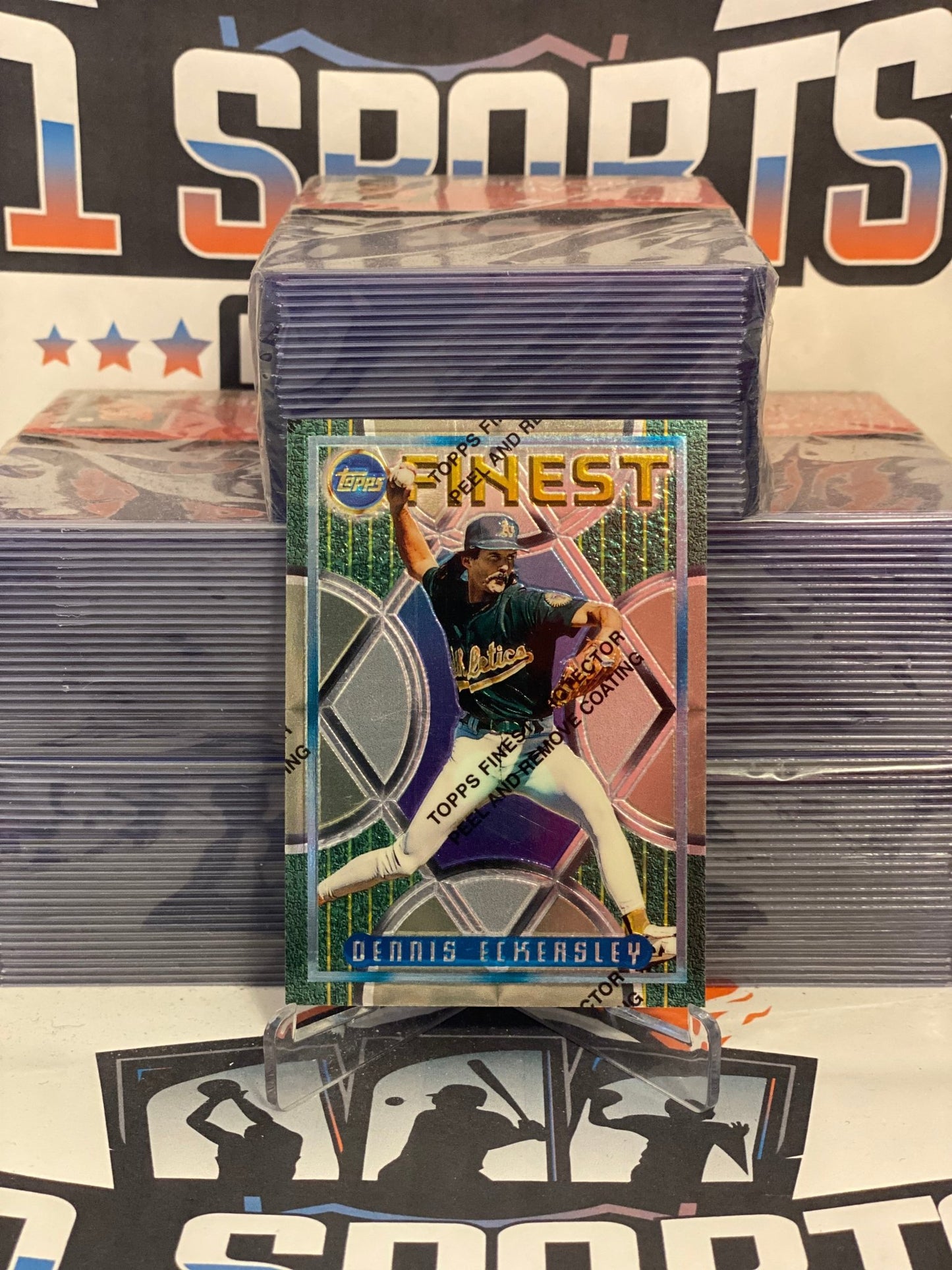 1995 Topps Finest Dennis Eckersley #155