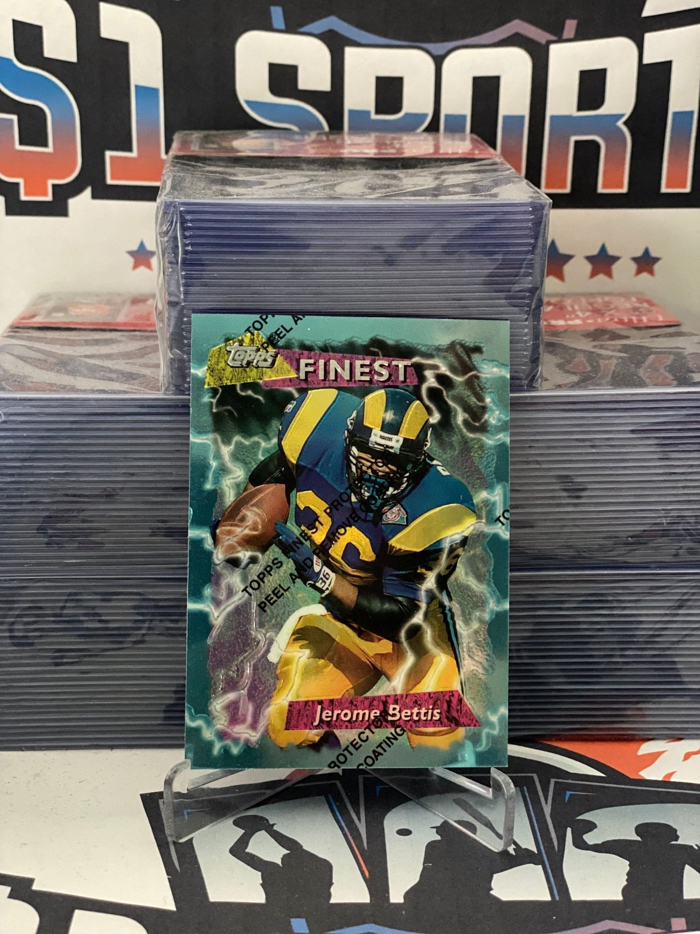 1995 Topps Finest Jerome Bettis #205