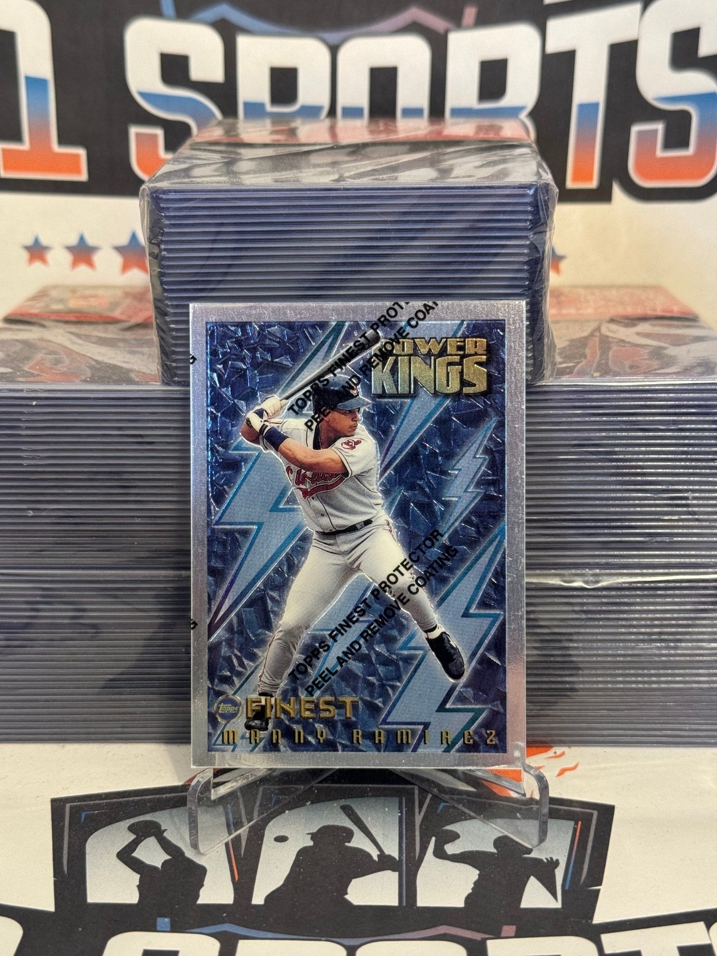 1995 Topps Finest (Power Kings) Manny Ramirez #PK5