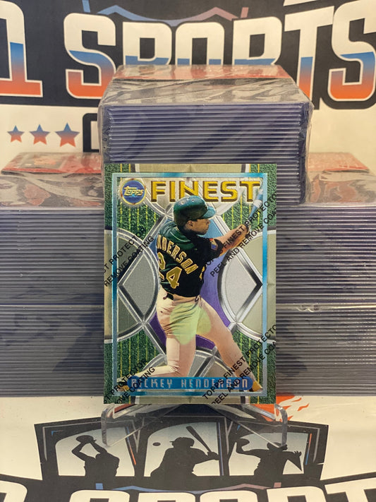 1995 Topps Finest Rickey Henderson #47