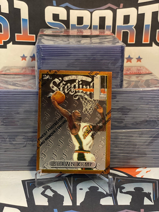 1995 Topps Finest (Sterling) Shawn Kemp #14