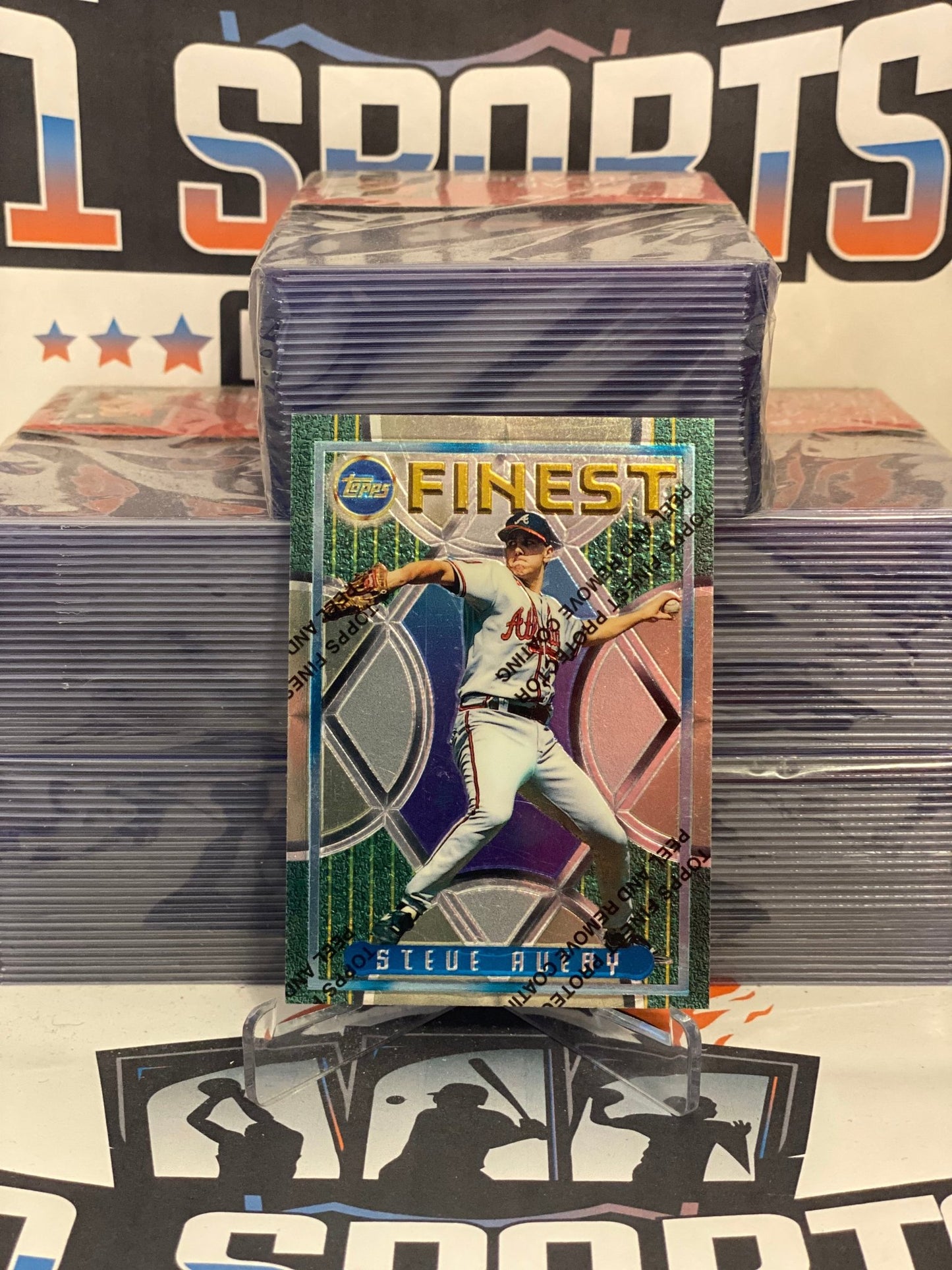 1995 Topps Finest Steve Avery #72