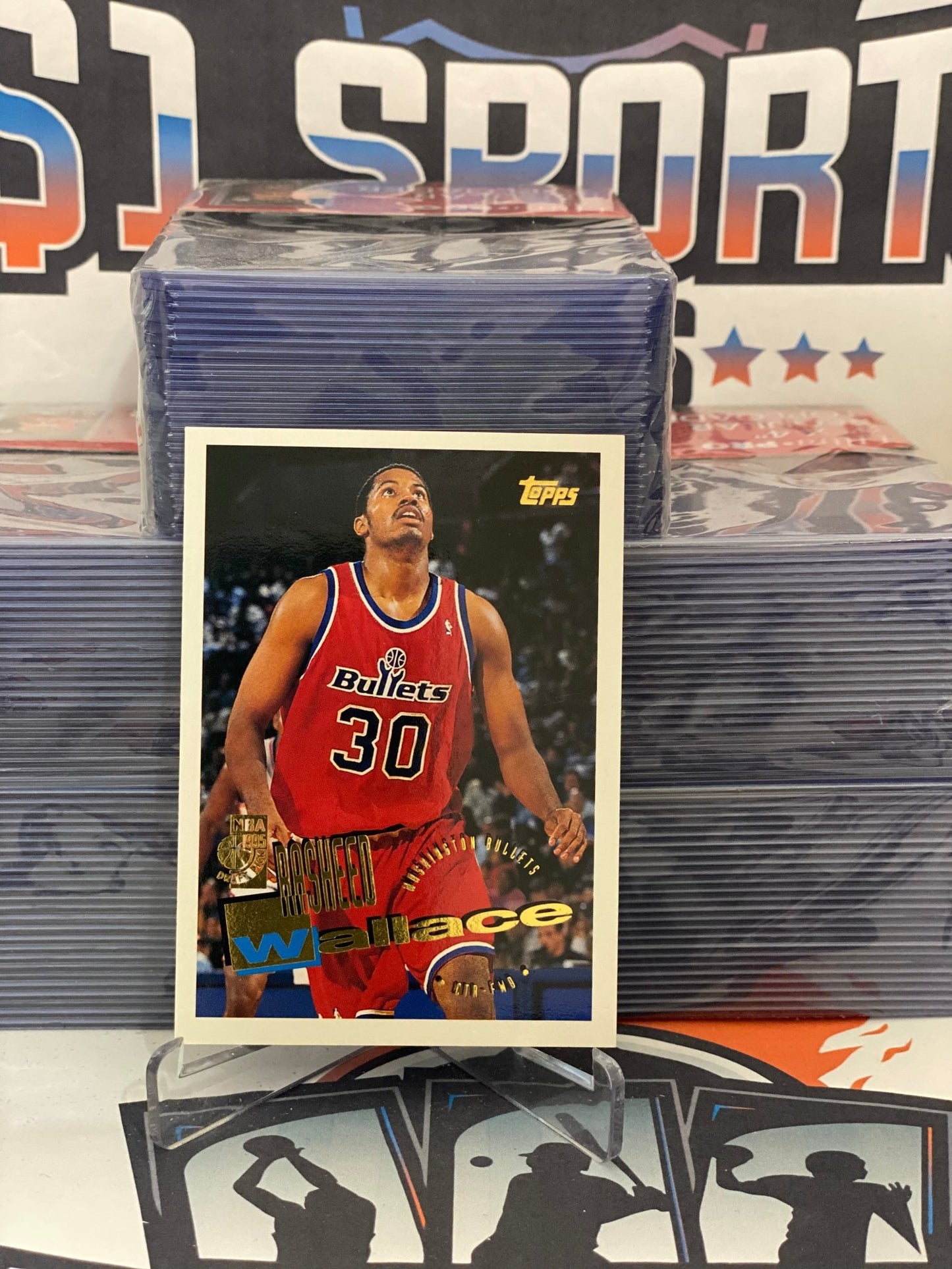 1995 Topps Rasheed Wallace Rookie #193