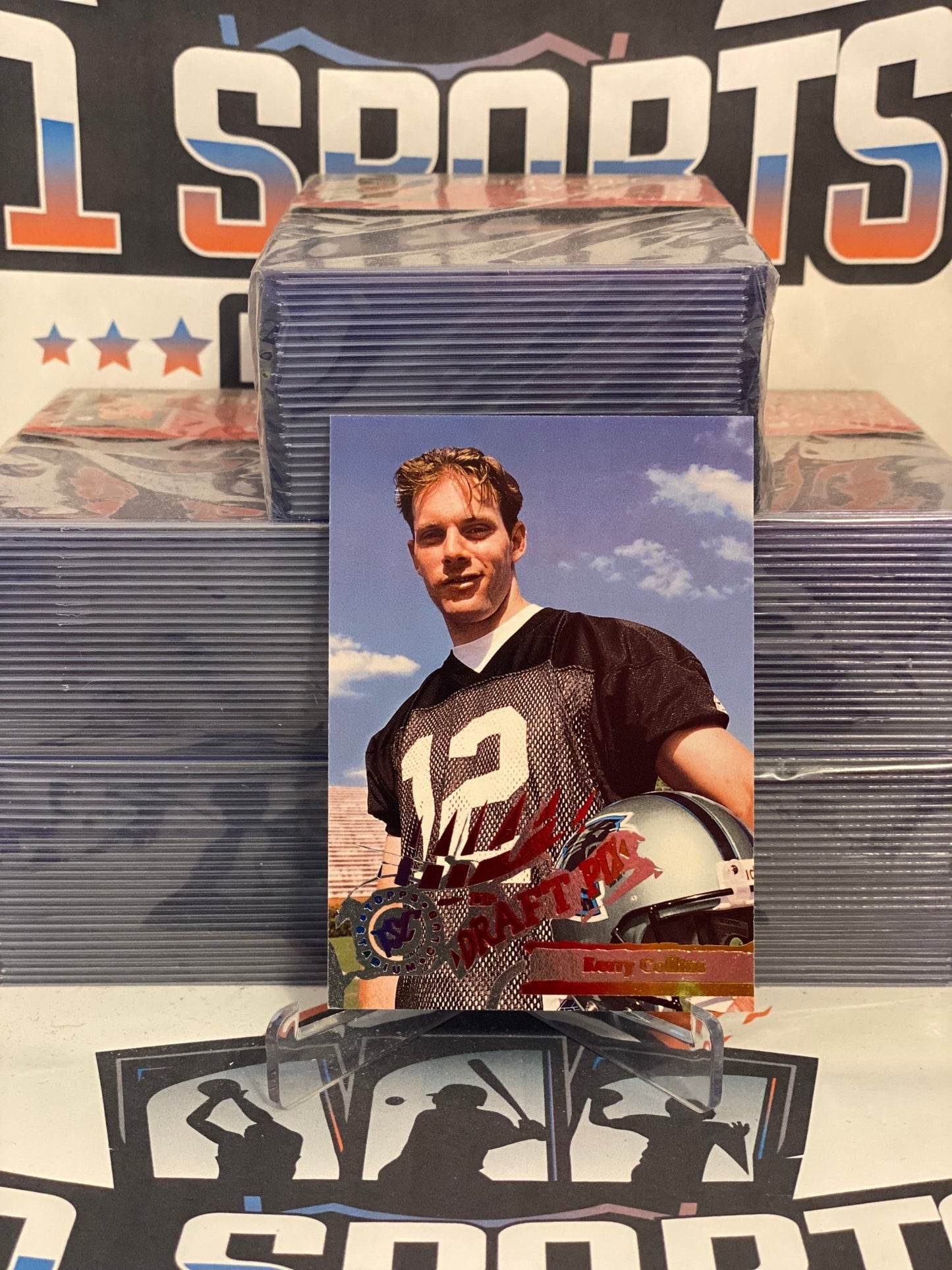 1995 Topps Stadium Club (Draft Pix) Kerry Collins Rookie #D215