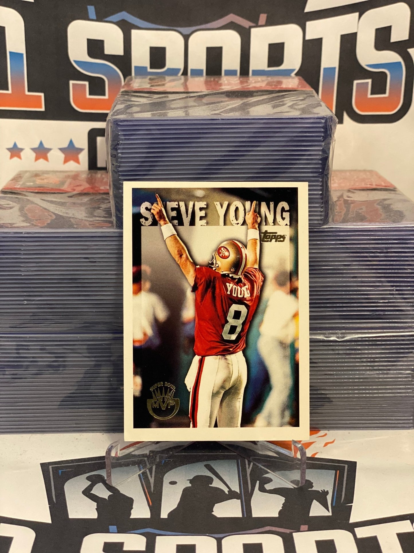 1995 Topps (Super Bowl MVP) Steve Young #421