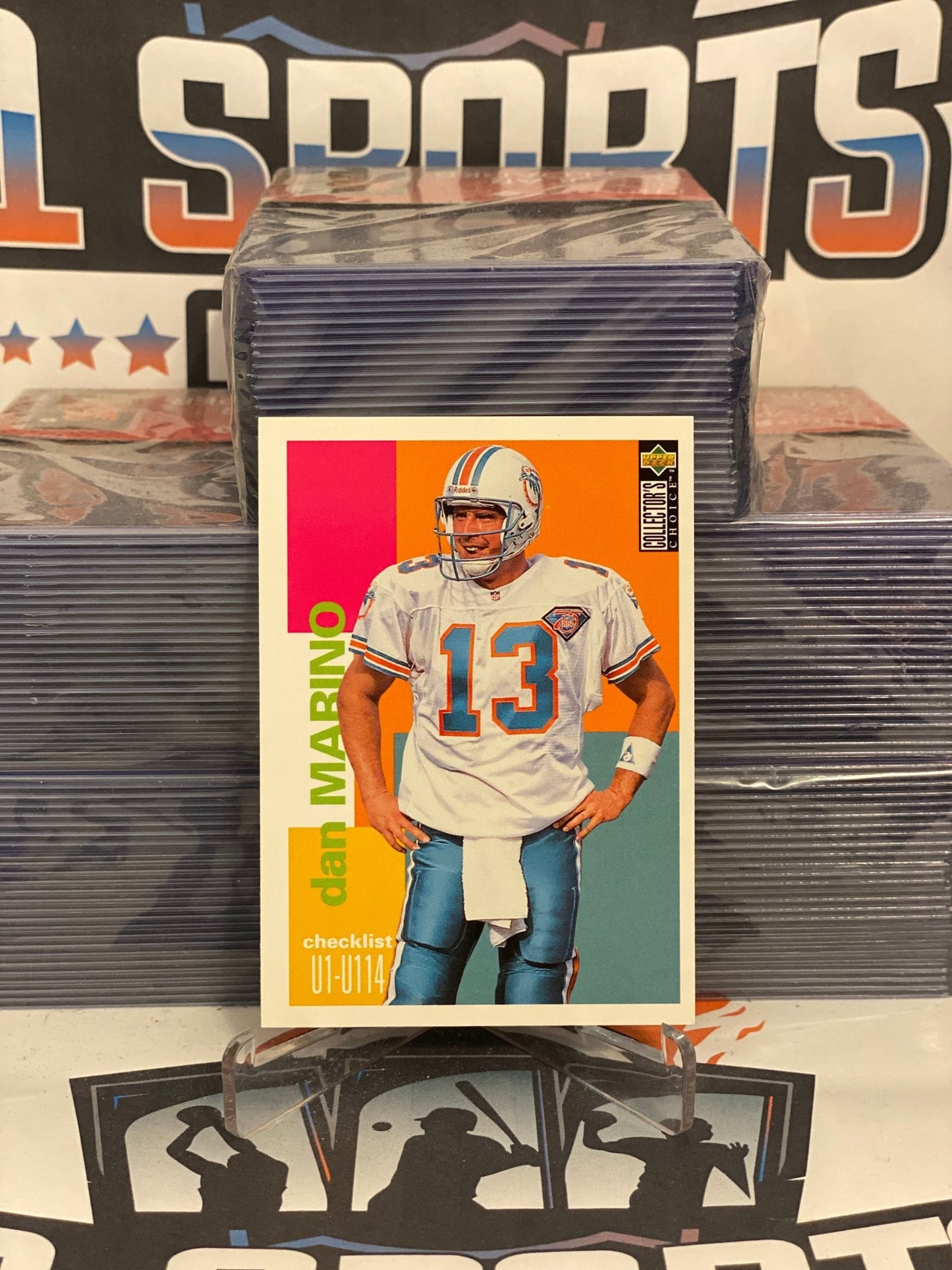 1995 Upper Deck Collector's Choice (Checklist) Dan Marino #U224