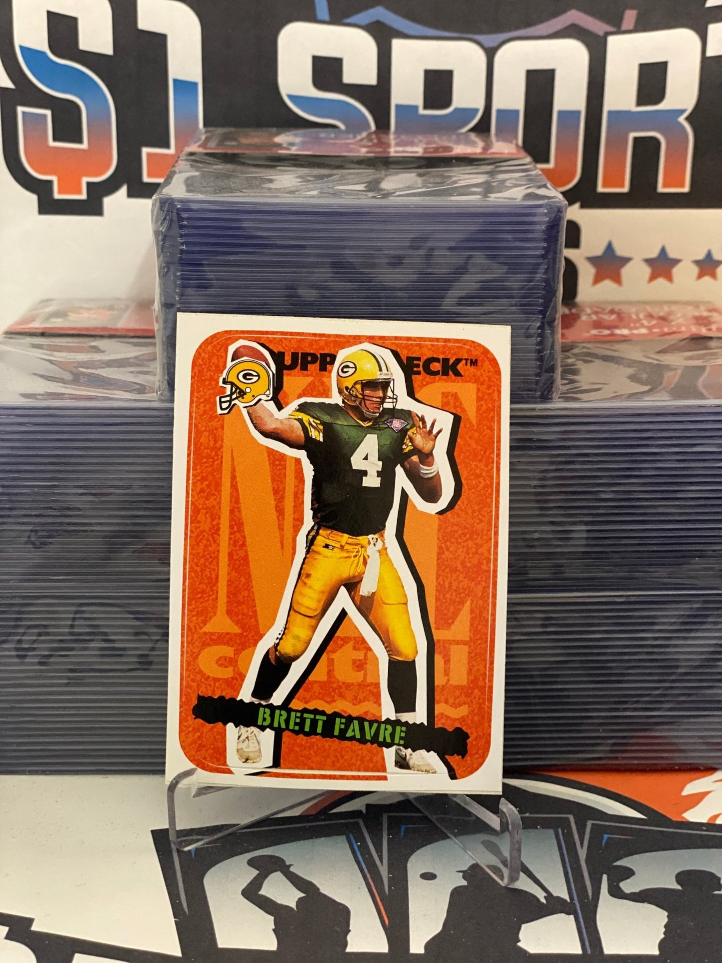 1995 Upper Deck Collector's Choice (Stick-Ums) Brett Favre #8