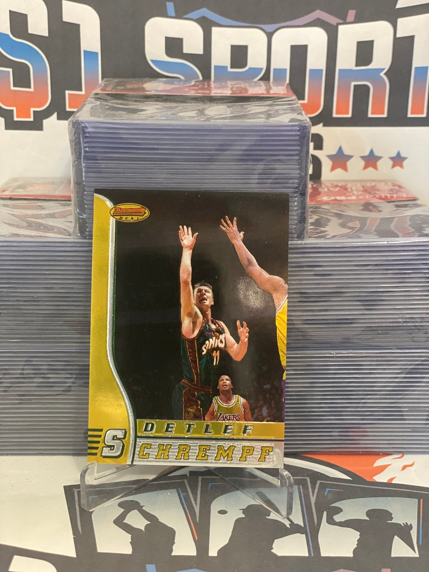1996 Bowman's Best Detlef Schrempf #44