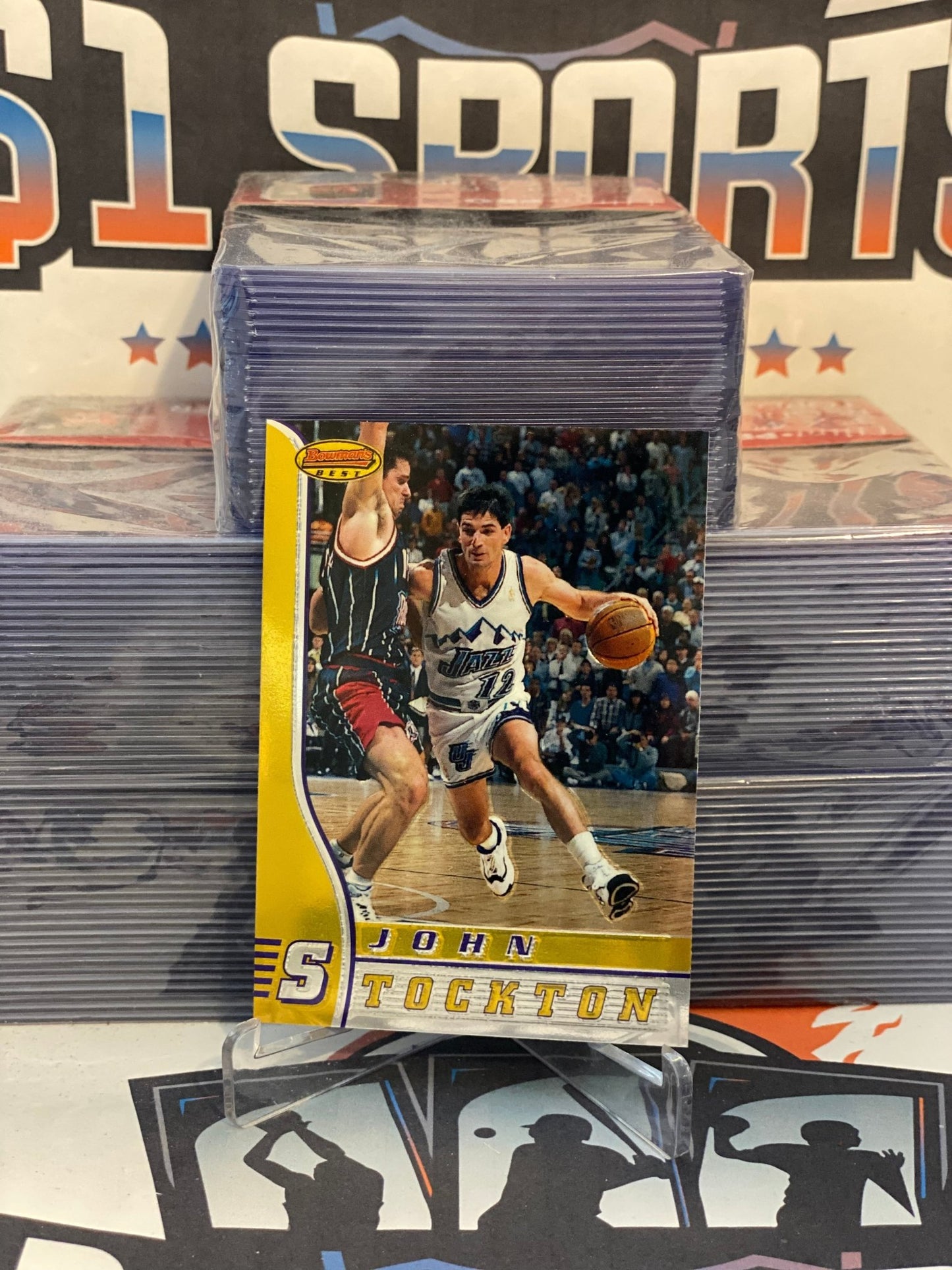 1996 Bowman's Best John Stockton #30