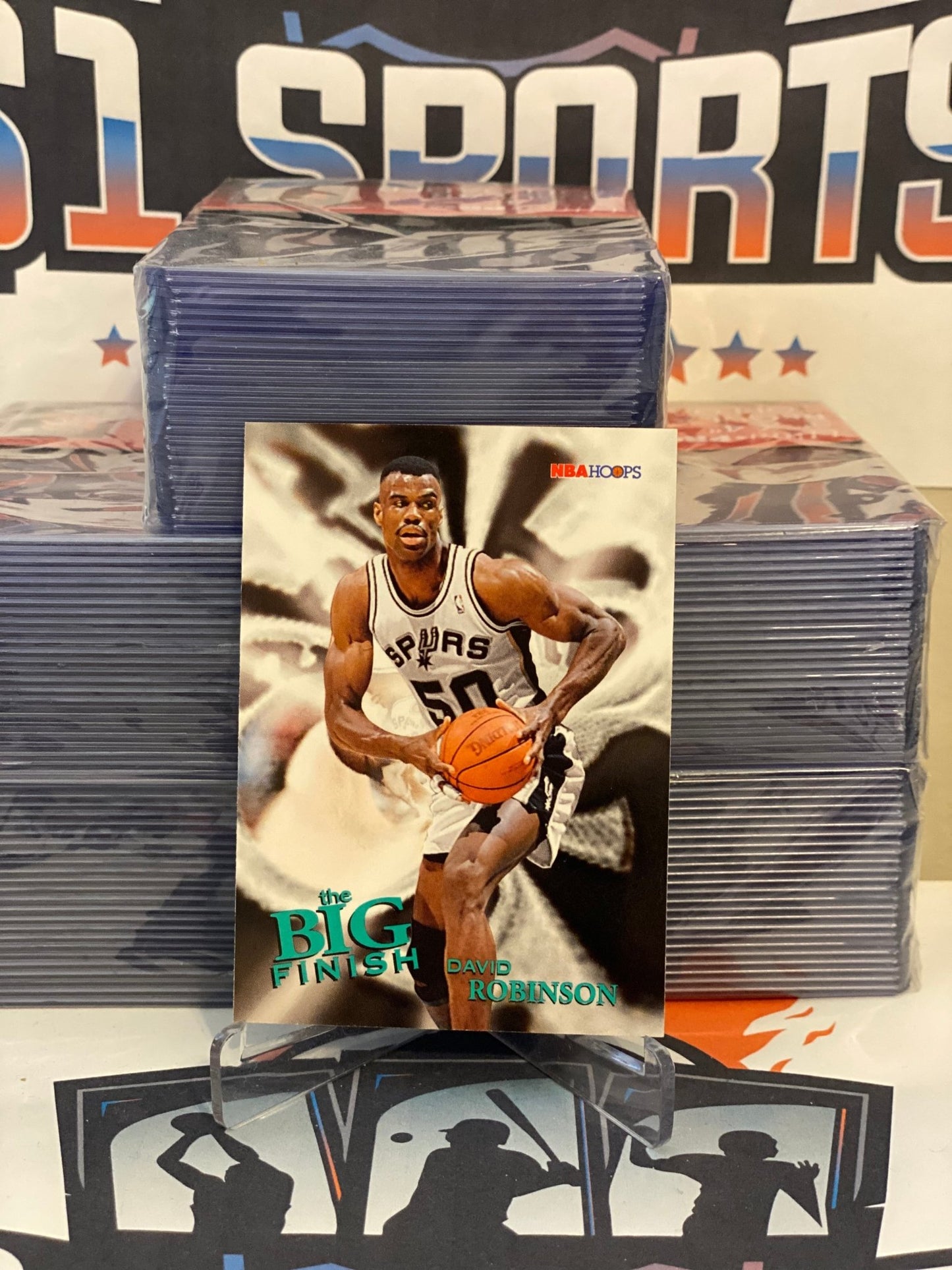 1996 NBA Hoops (The Big Finish) David Robinson #186