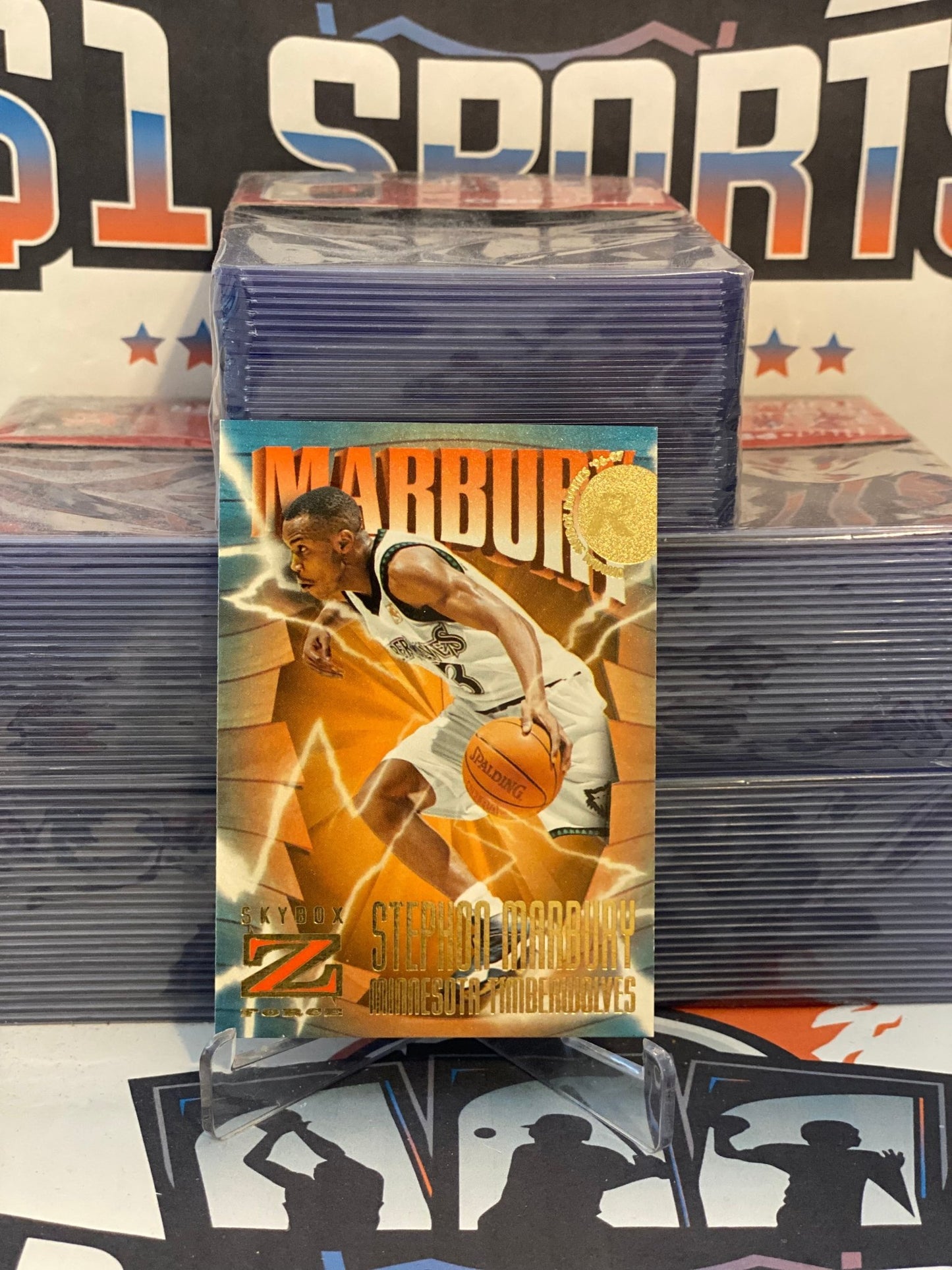 1996 SkyBox Z-Force Stephon Marbury Rookie #156