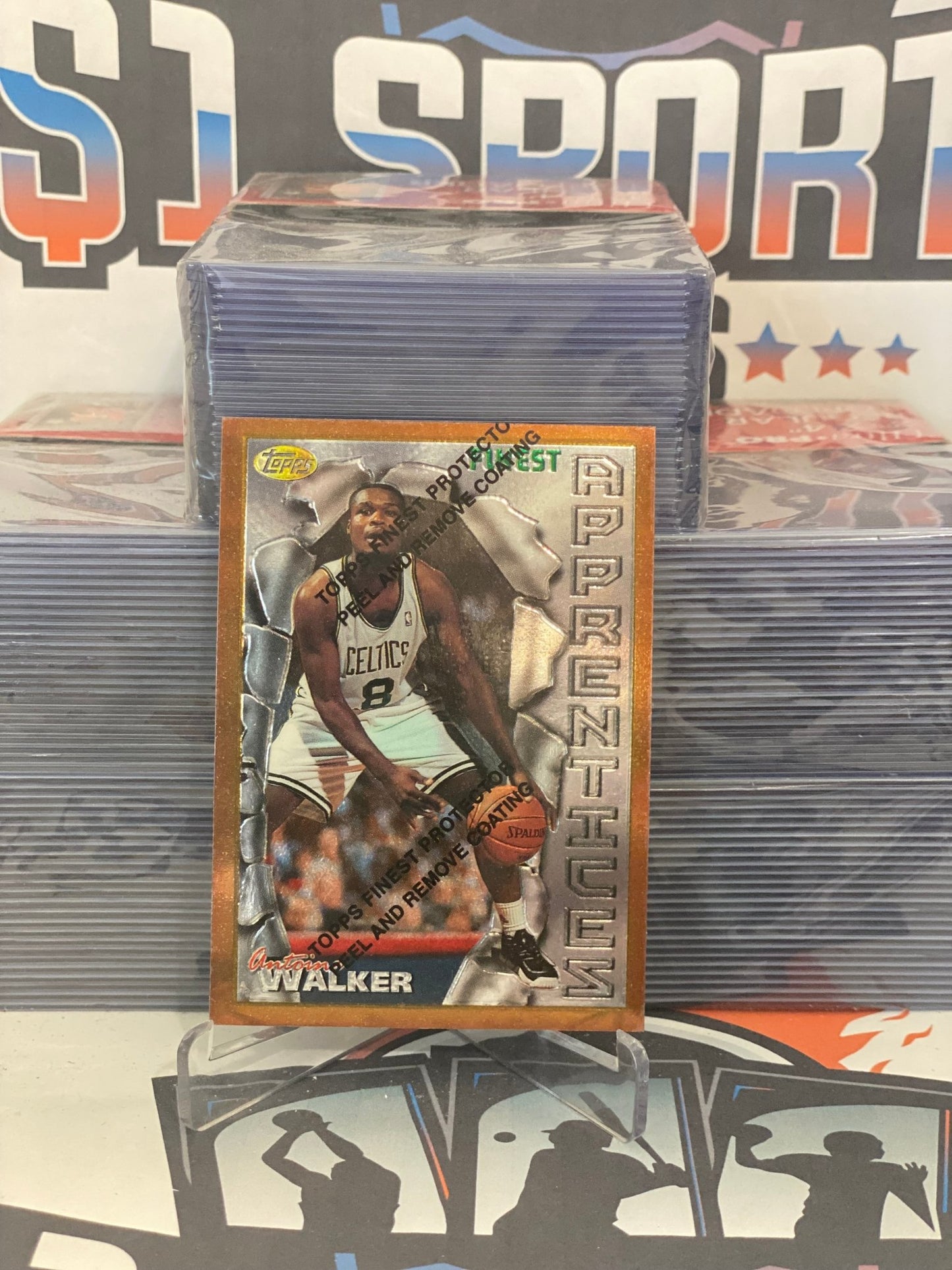 1996 Topps Finest (Apprentice) Antonio Walker Rookie #84