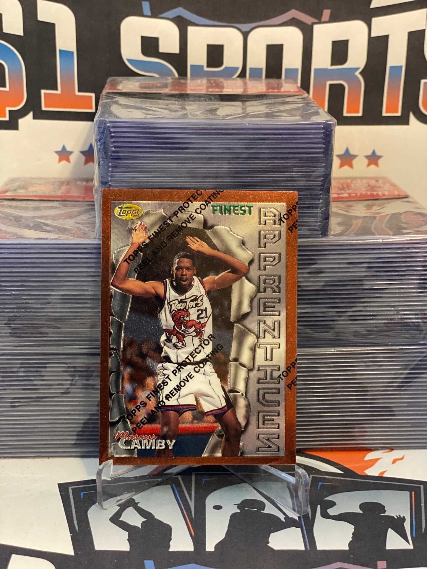 1996 Topps Finest (Apprentices) Marcus Camby Rookie #82