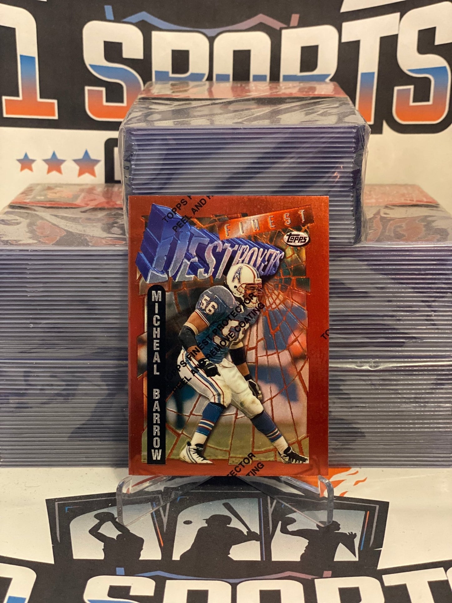 1996 Topps Finest (Destroyers) Michael Barrow #325