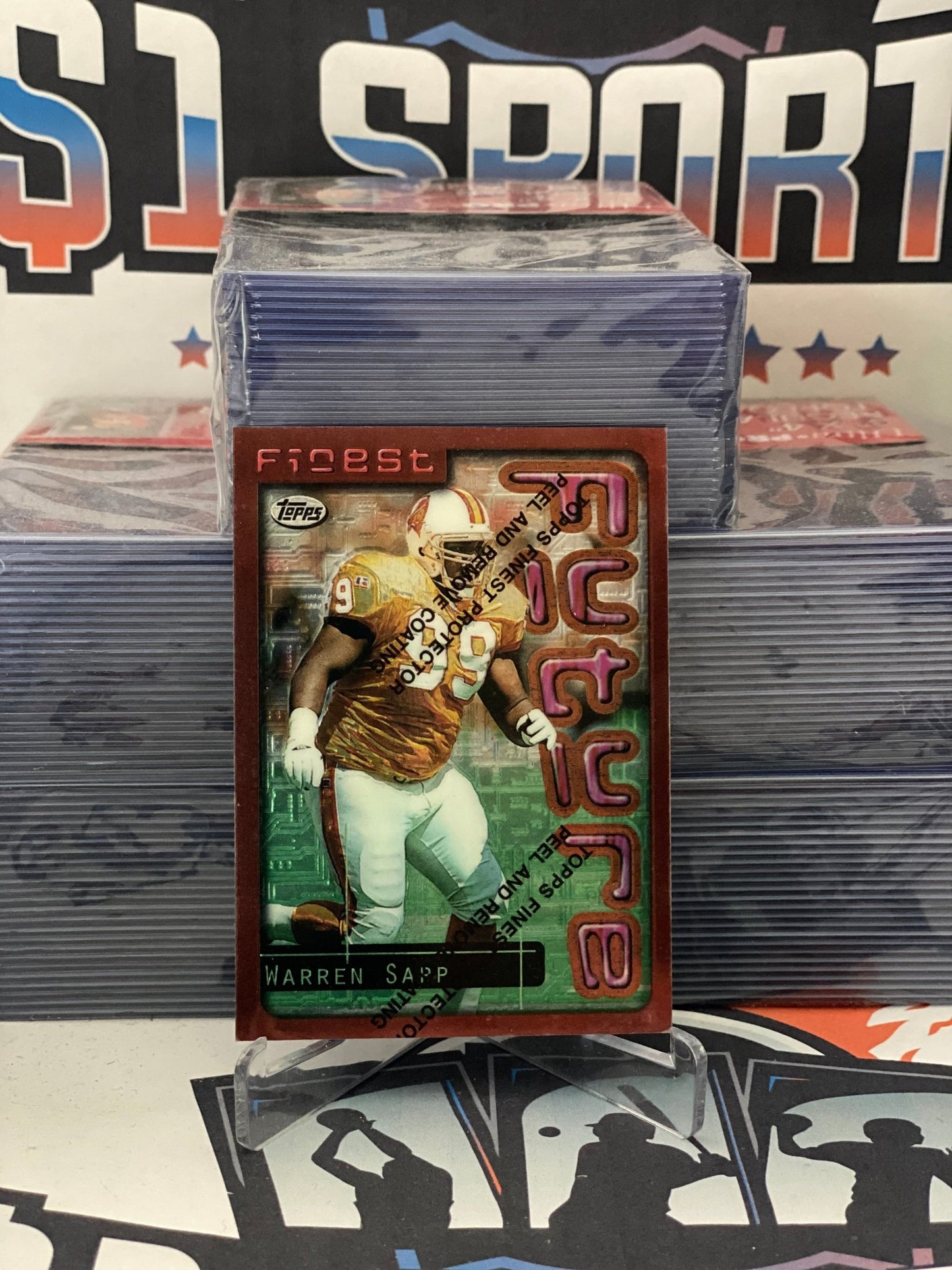 1996 Topps Finest (Future) Warren Sapp #94